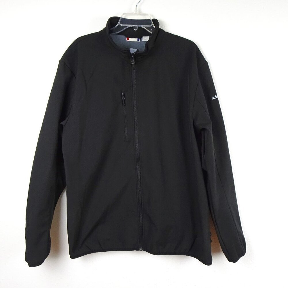 Clique Softshell Jacket Water Resistant Men's Size XL Black Advent Health Logo